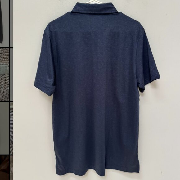 Brooks Brothers Navy Cotton Short Sleeve Polo Shirt in Medium - Picture 5 of 5
